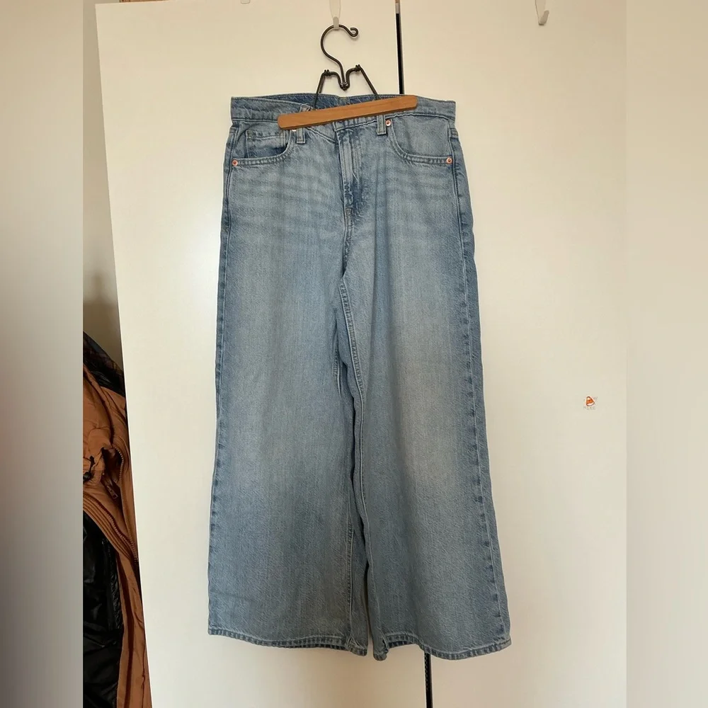 Gap Mid Rise UltraSoft Baggy Jeans 27P - Picture 1 of 4